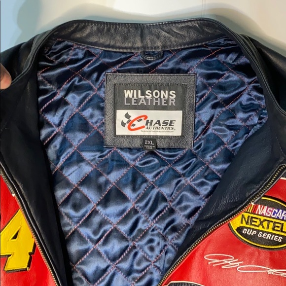 Men’s leather nascar coat - Picture 3 of 4